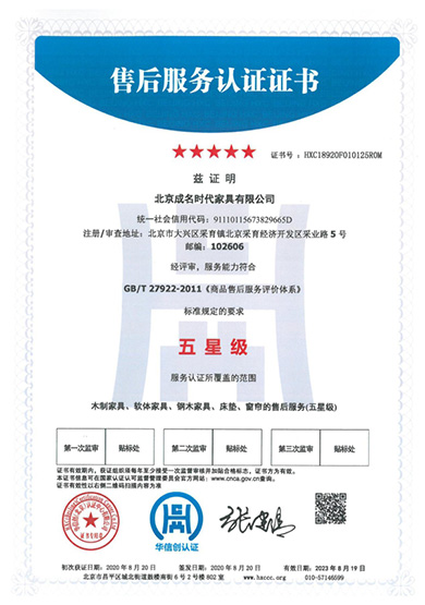 After-sales-service-certification